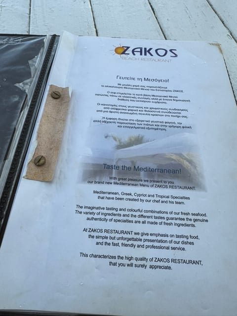 Zakos Beach Restaurant