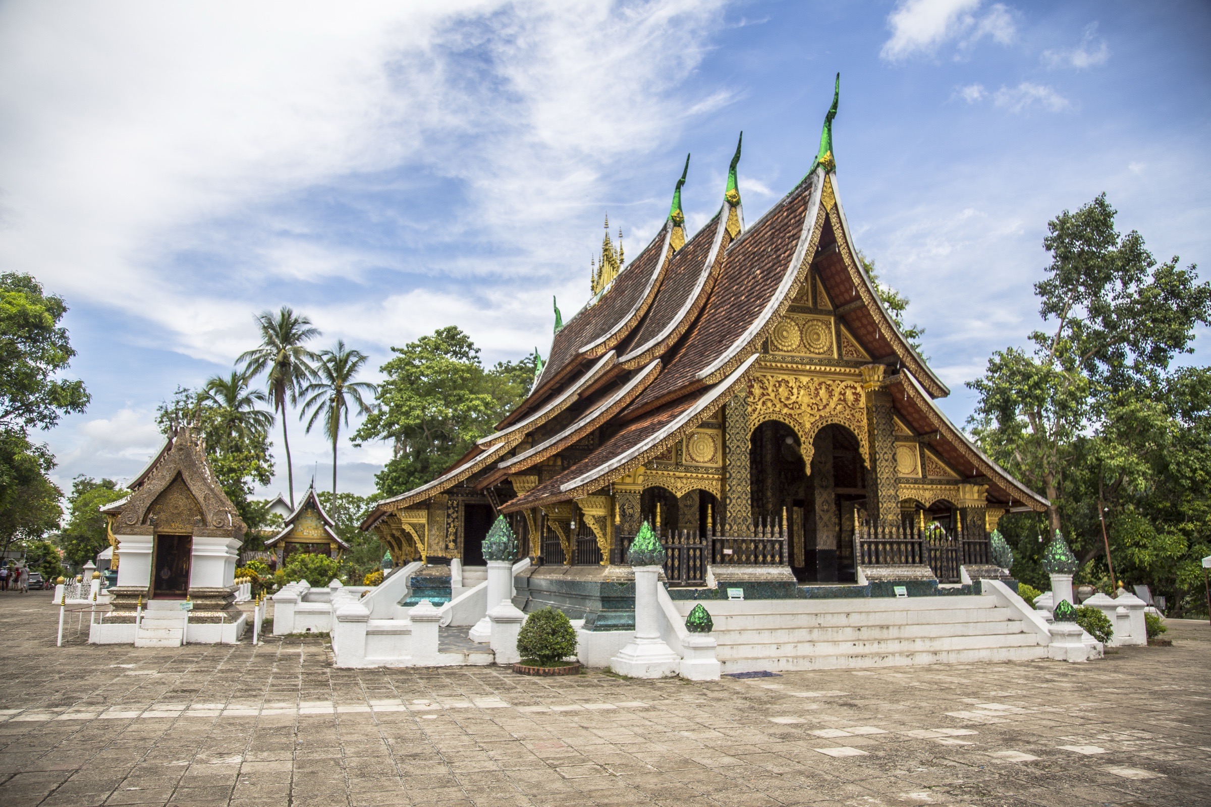 Wat Xieng Thong temple in Luang Prabang.