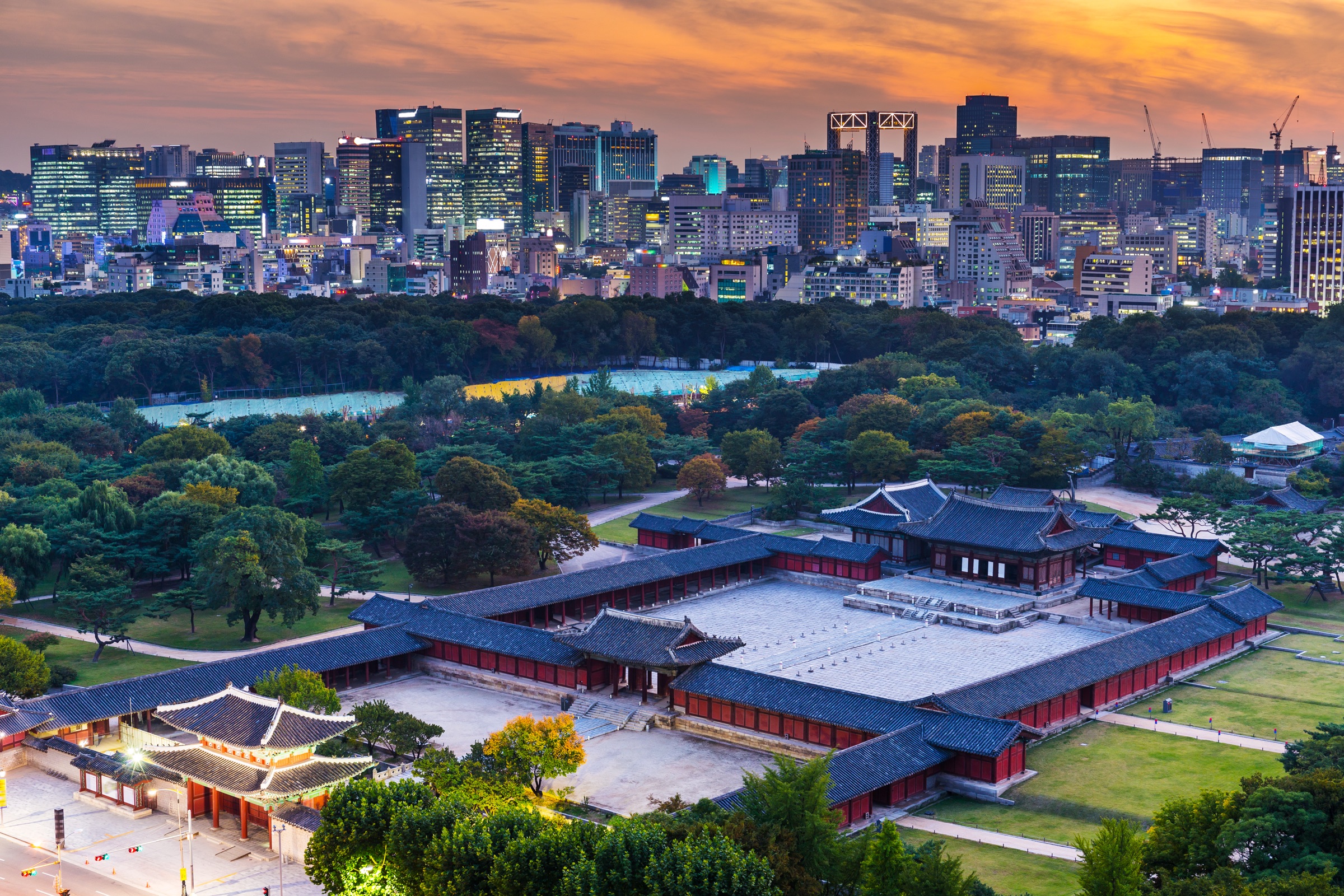 A historic palace in Seoul.