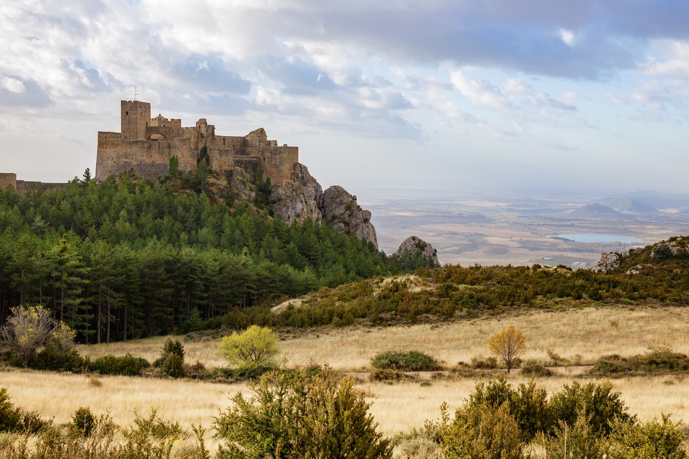 Loarre Castle in Huesca province, Spain.